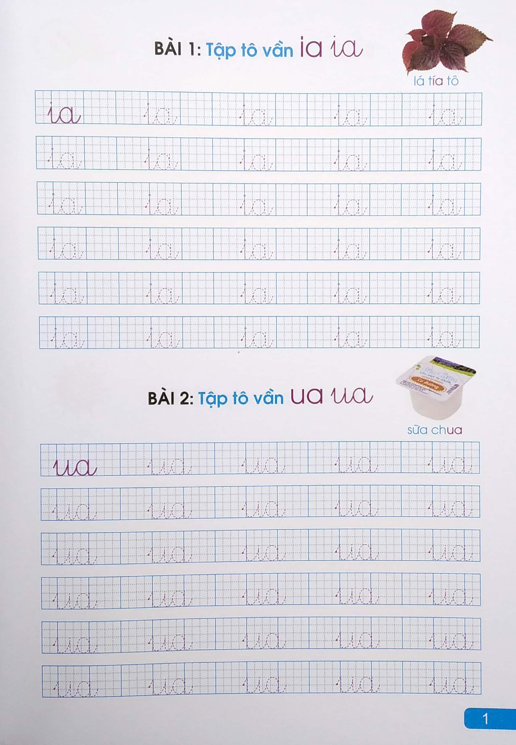 Bước Đầu Học Viết - Tập Tô Vần