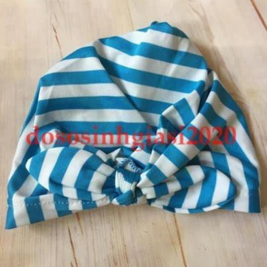 Nón turban sọc cho bé yêu 0-6 tháng/ Mũ ấn độ