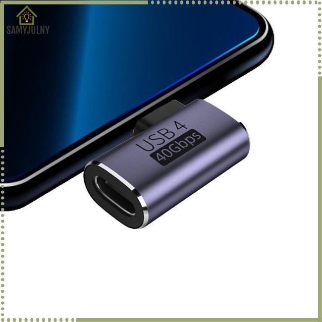 Đầu Nối Chuyển Đổi Type-C 4.0 40gbps Pd100w Chuyên Dụng Cho Thunderbolt 4 Notebook