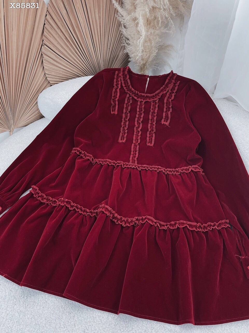 ĐẦM SUÔNG BABYDOLL FORM RỘNG BIG SIZE TRƠN TAY BỒNG VÁY XẾP LY DẠO PHỐ DỰ TIỆC GIÁNG SINH NOEL