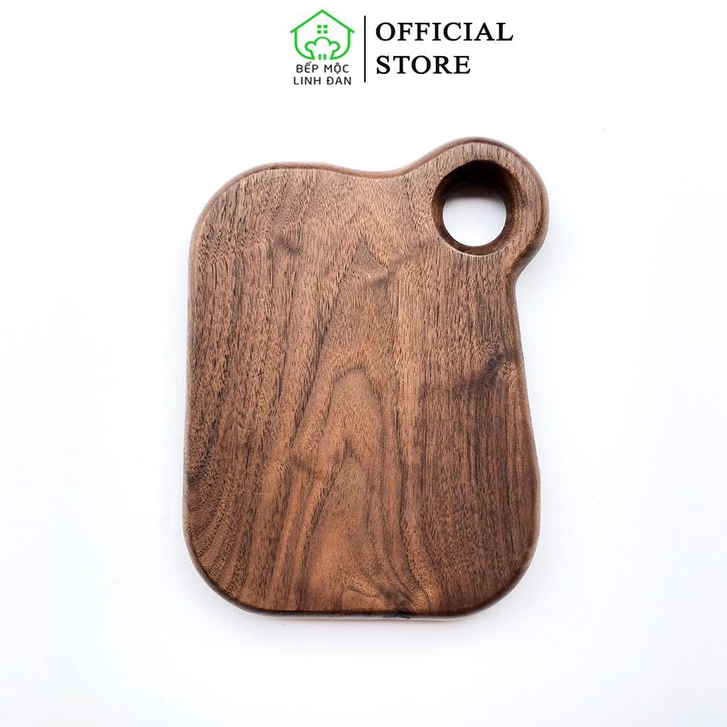 Khay Gỗ Óc Chó Decor Đồ Ăn HAHANCO Màu & Vân Đẹp Sang Chảnh