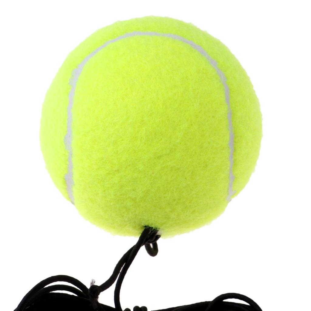 Tennis Ball with String Trainer Ball Replacement Ball Re-bound Practice Exercise Tool