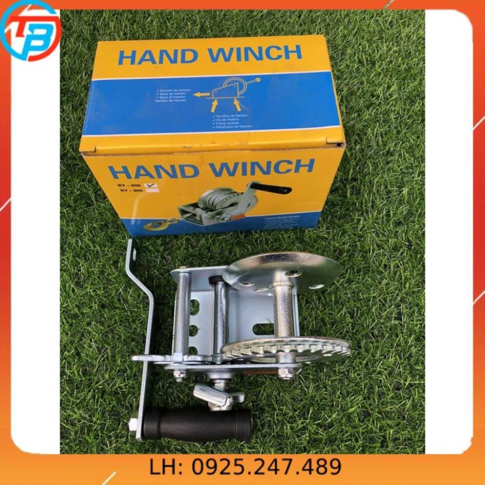 Tời quay tay 600lbs _270kg CÁP THÉP Thái Bình Vina