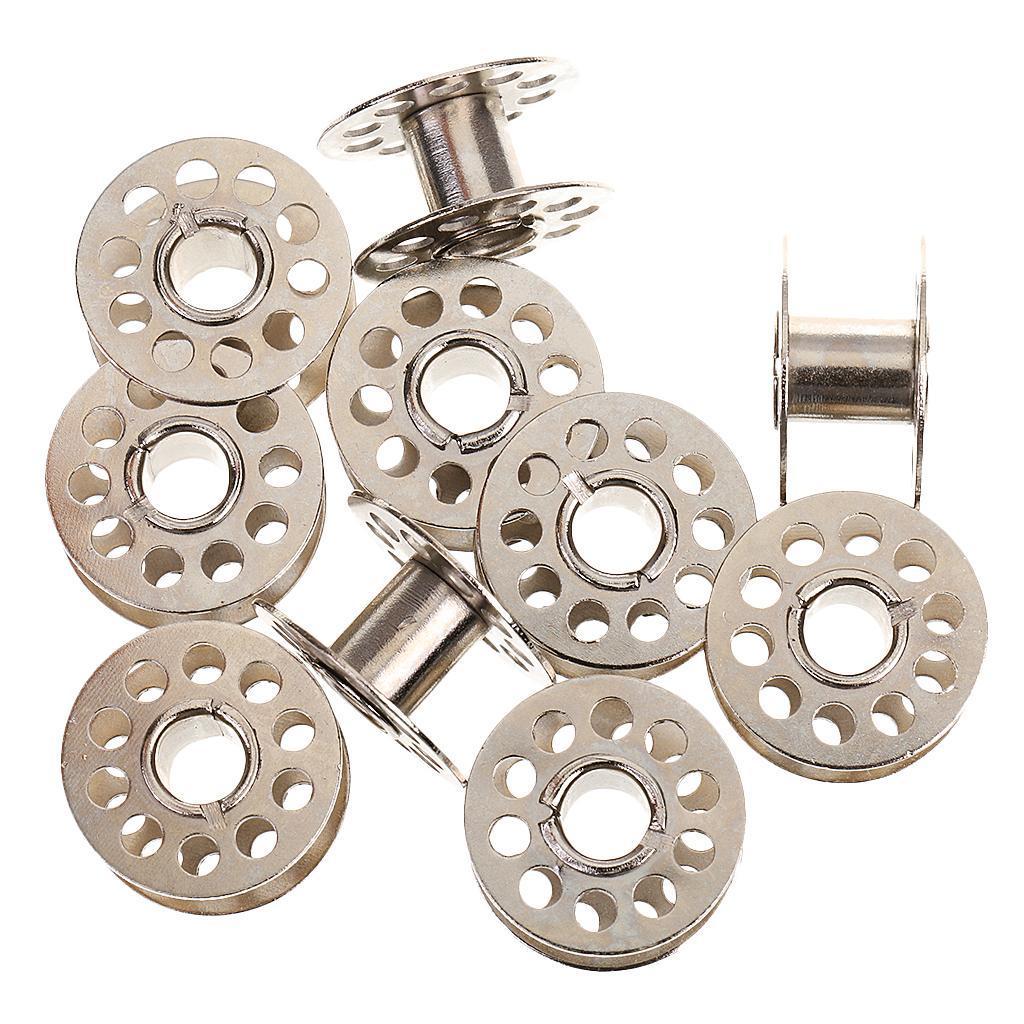 Sewing Machine10 PCS Metal Bobbins +1 PC Threader +11PCS Presser Feet
