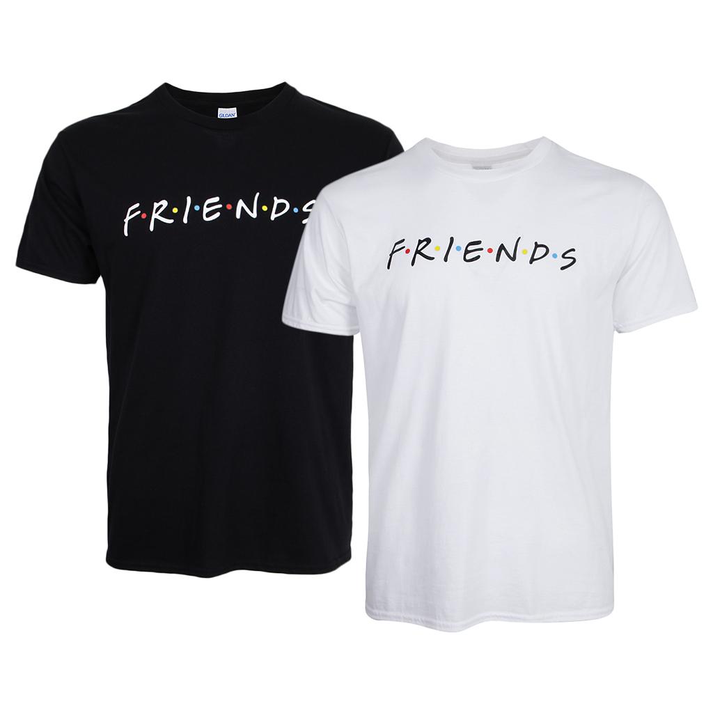 Women's Short Sleeve Round Neck T-shirt Funny Letter Printed Friends Shirt Comfy Casual Sport Tops