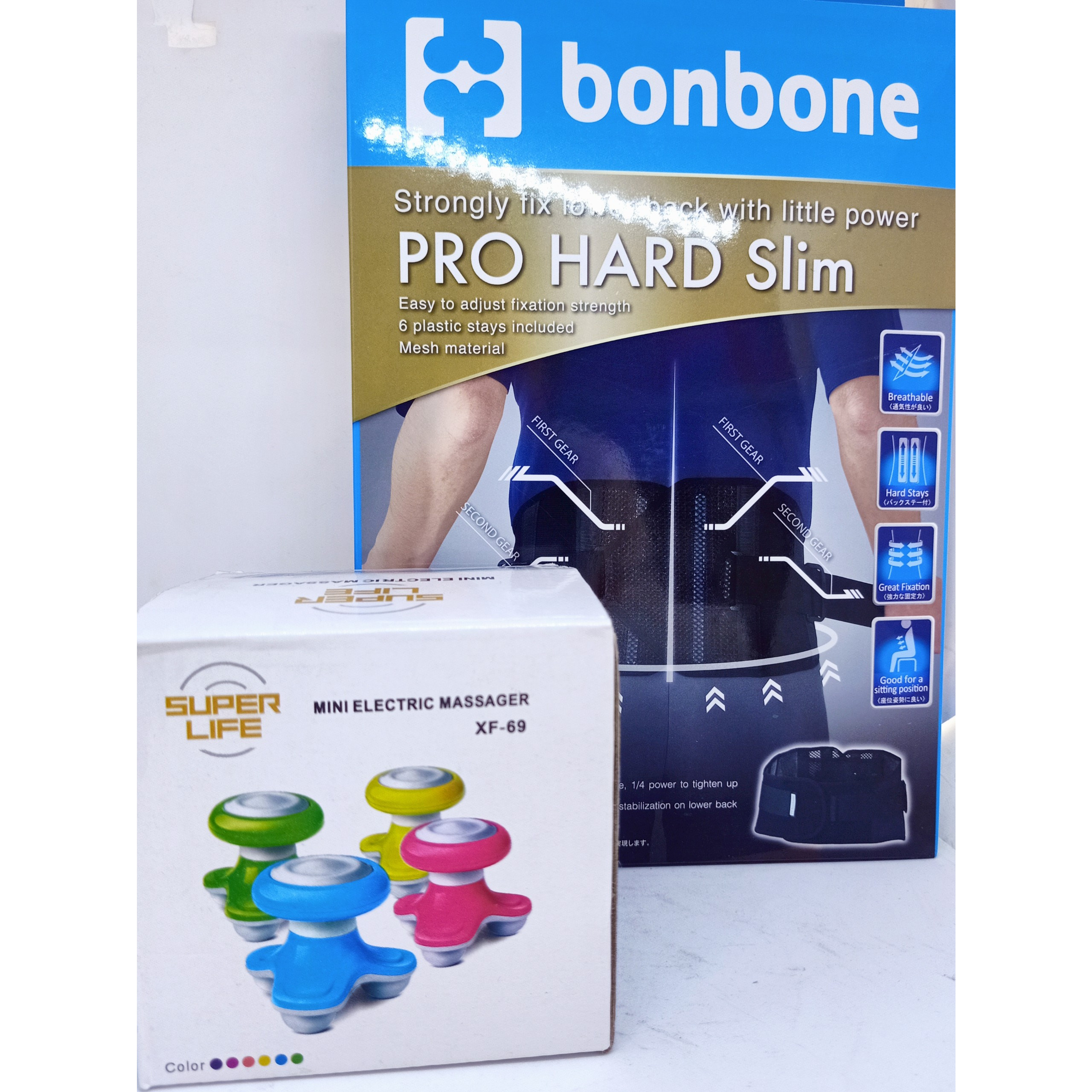 Đai lưng Bonbone tặng kèm mini electric massager