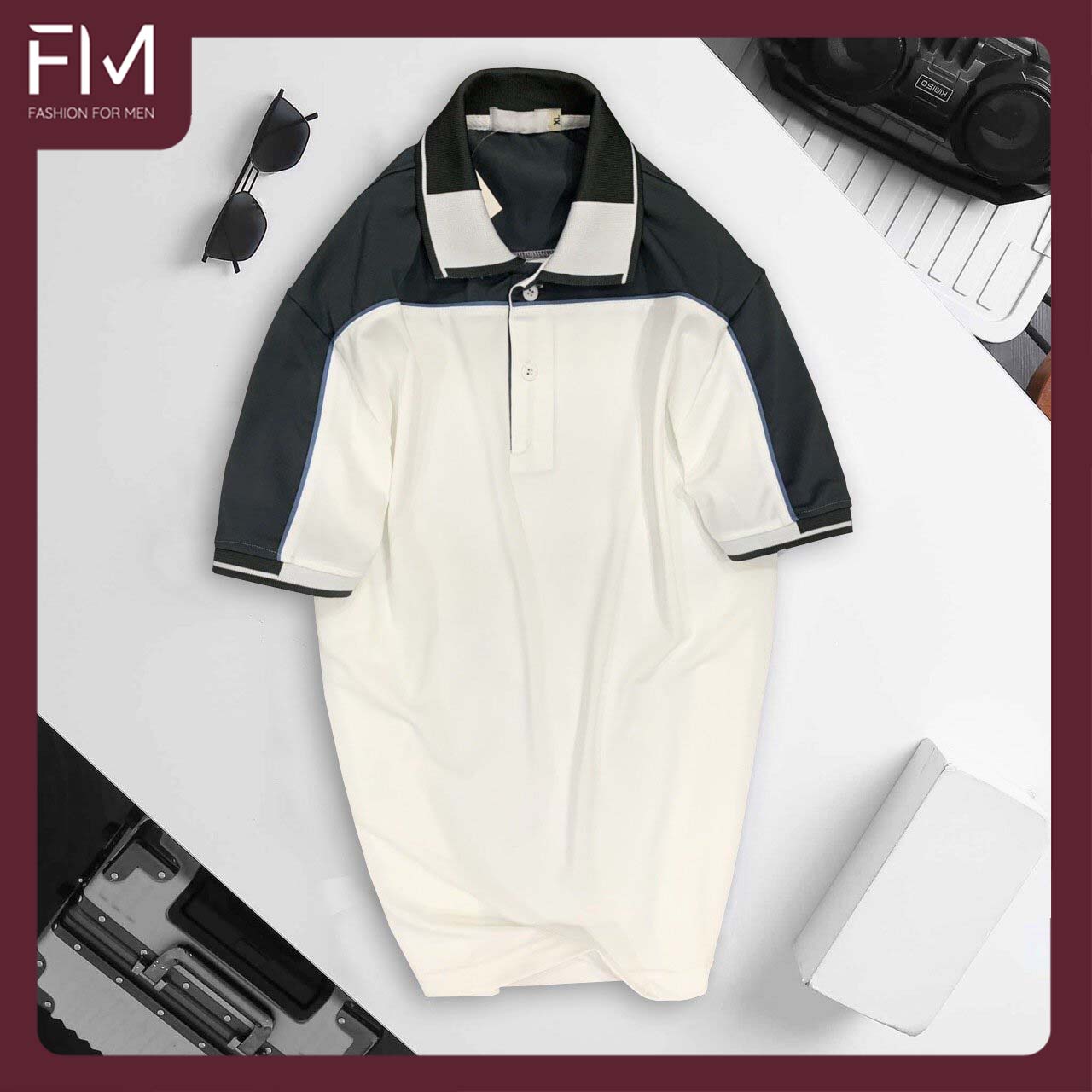Áo thun polo thời trang nam thanh lịch, style trẻ trung, phù hợp mọi lứa tuổi - FORMEN SHOP - FMPS174
