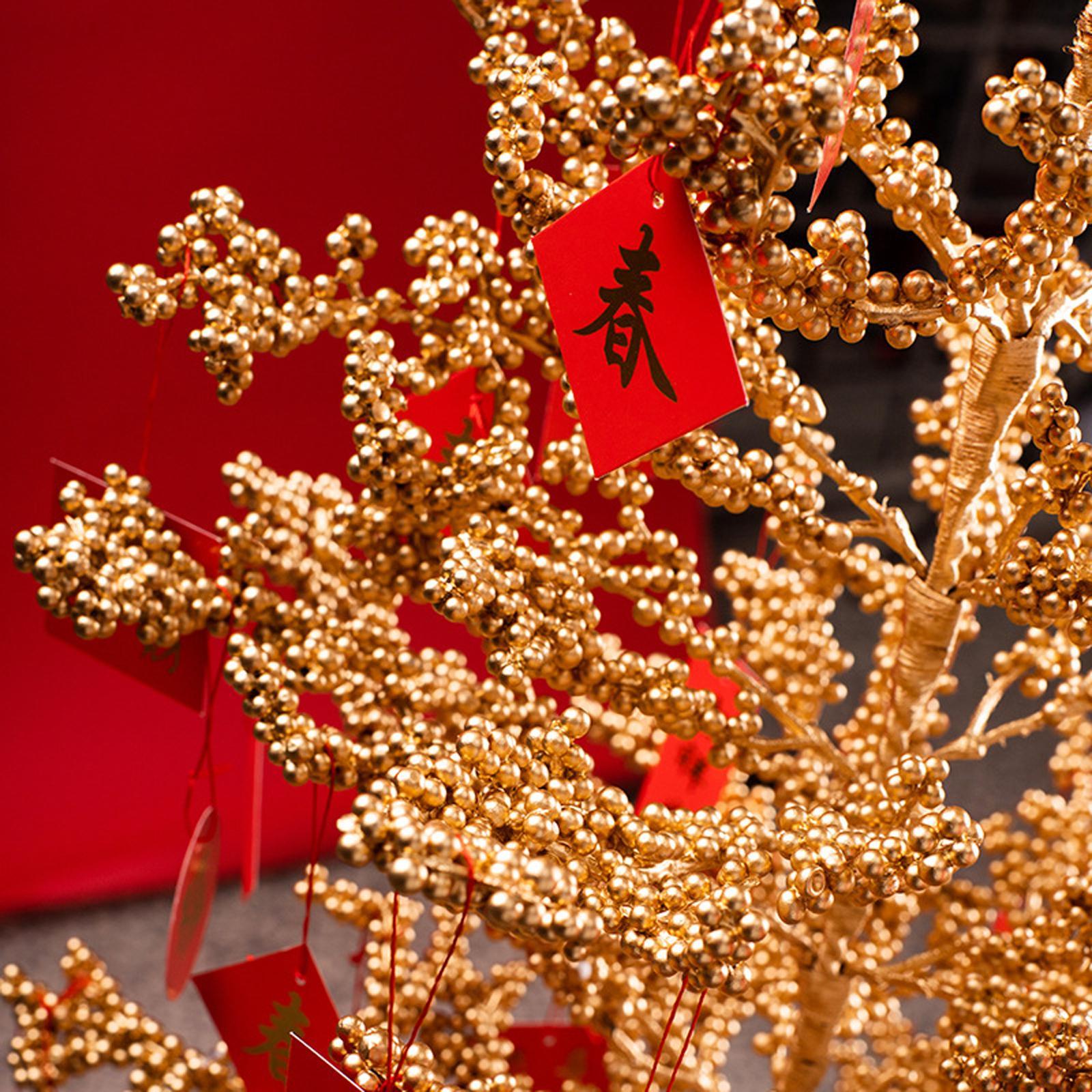 Chinese  Ornament with Greetings Ornament for Living Room Desktop Decor