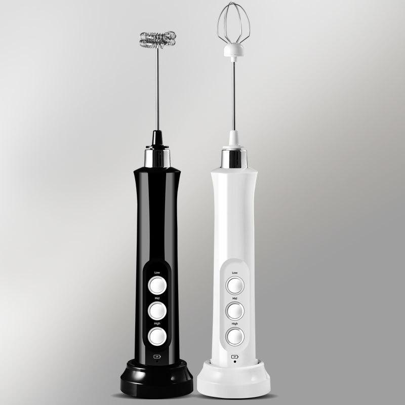 Di Động 3 Trong 1 Sạc Điện Bọt Sữa Máy Tạo Bọt Cầm Tay Foamer Tốc Độ Cao Uống Trộn Cà Phê Không Gỉ Cây Đũa Phép