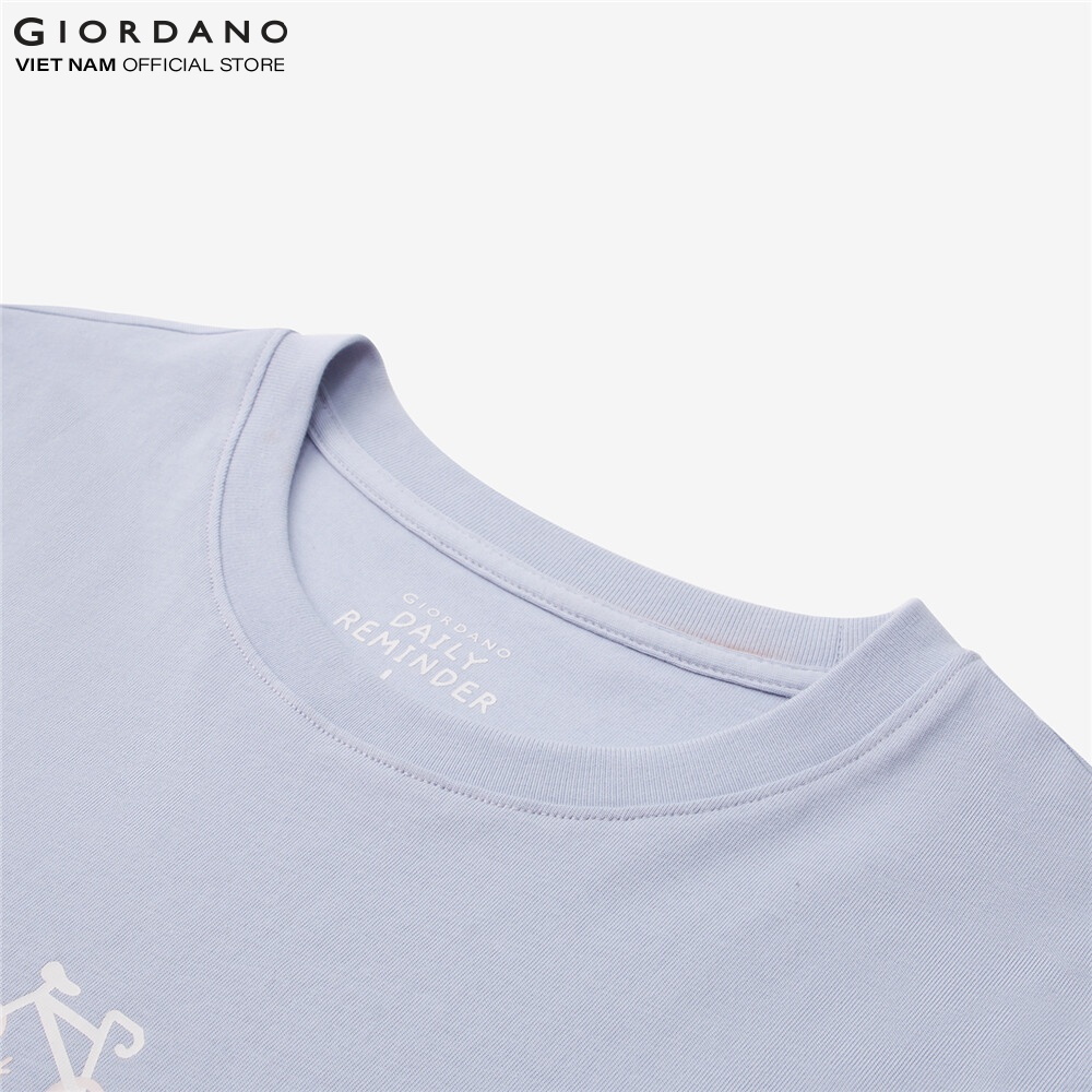 Áo Thun Nữ Ngắn Tay In Hình Printed Tee Giordano 05393211