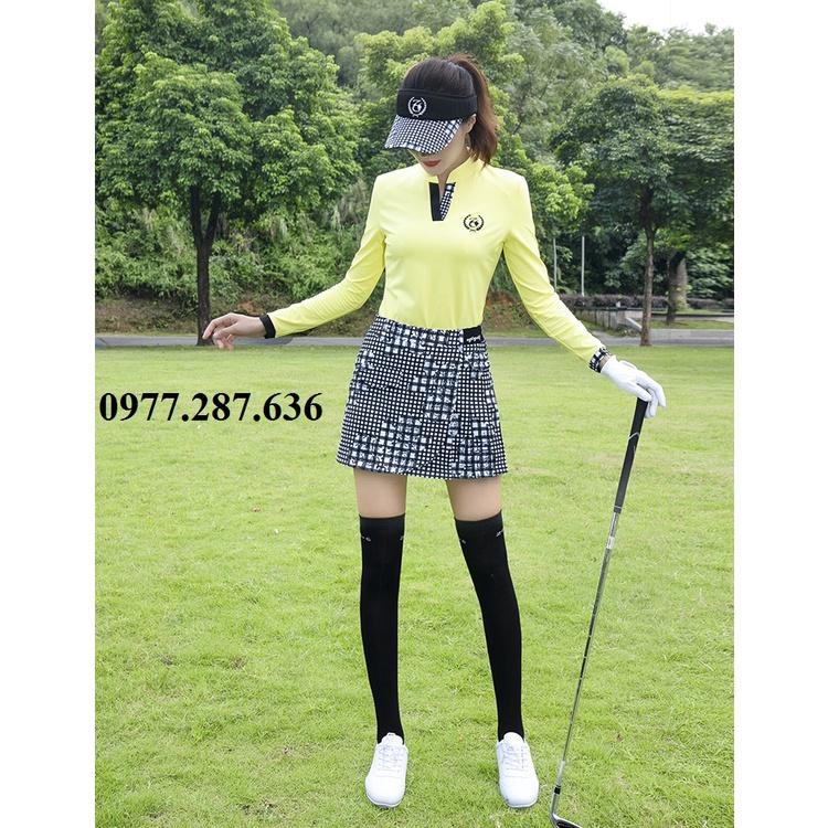 Tất golf nữ cao cổ thể thao thiết kết thoáng khí êm chân khử mùi ZG - 6 cao cấp TG014