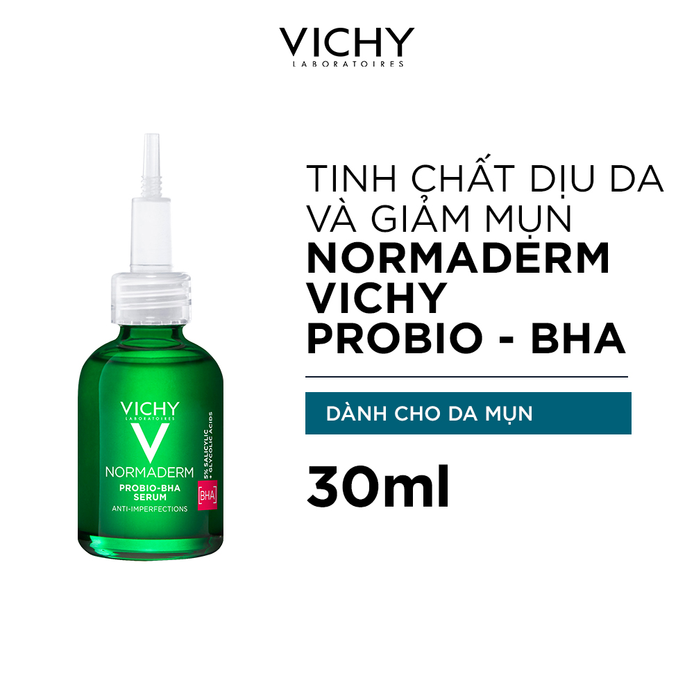 Tinh chất giúp dịu da tức thì và giảm mụn rõ rệt sau 7 ngày Vichy Normaderm Probio-BHA 30ml