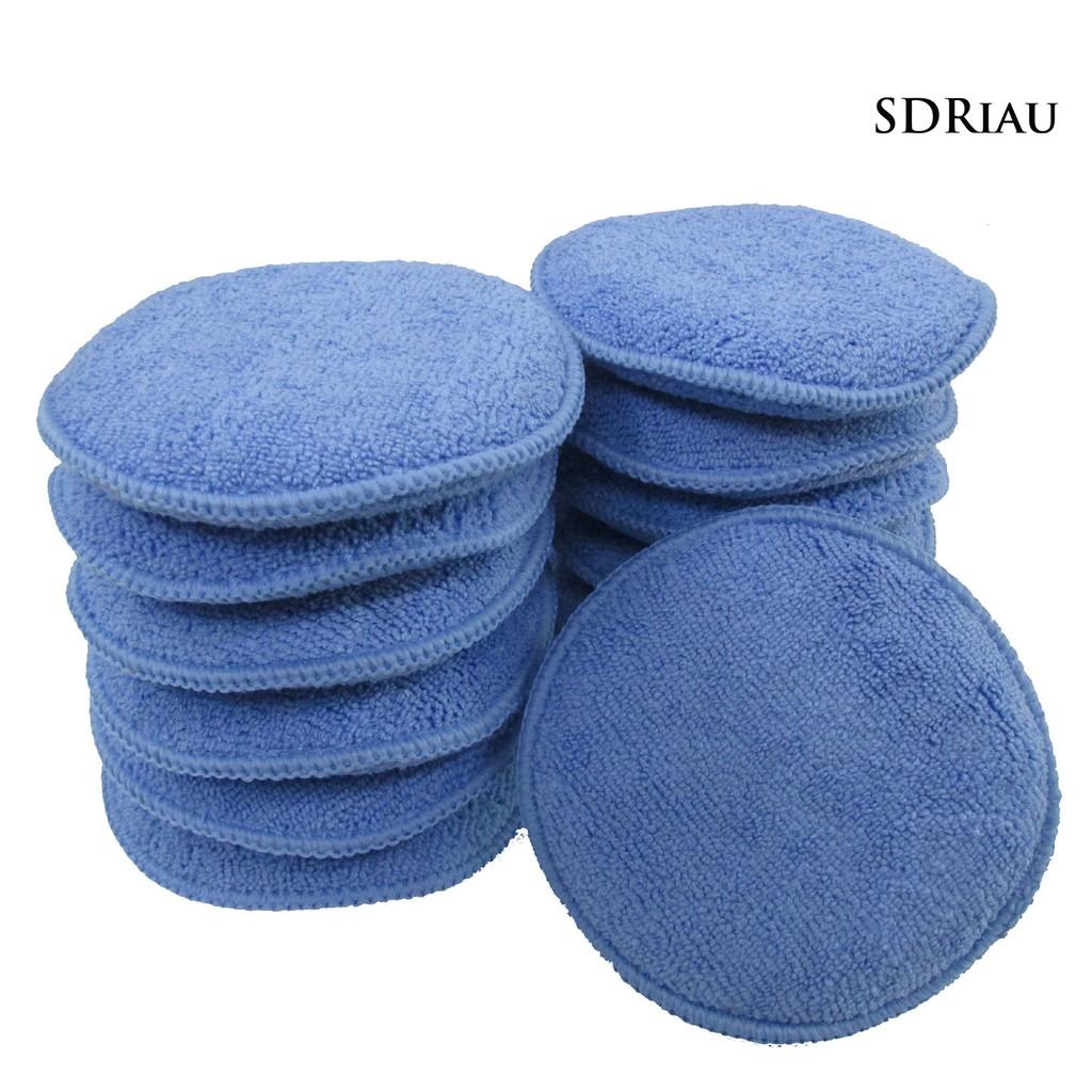 MICROFIBER Set 10 Miếng Bông Vệ Sinh Xe Hơi Tiện Lợi