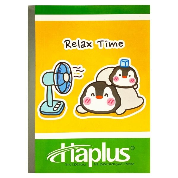 Vở Kẻ Ngang 200 Trang ĐL 58-60g/m2 - Haplus 5525 (Mẫu Màu Giao Ngẫu Nhiên)
