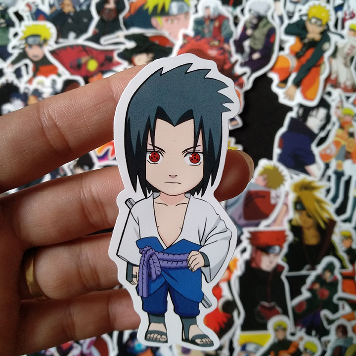 Bộ Sticker dán cao cấp chủ đề NARUTO - Dùng dán Xe, dán mũ bảo hiểm, dán Laptop