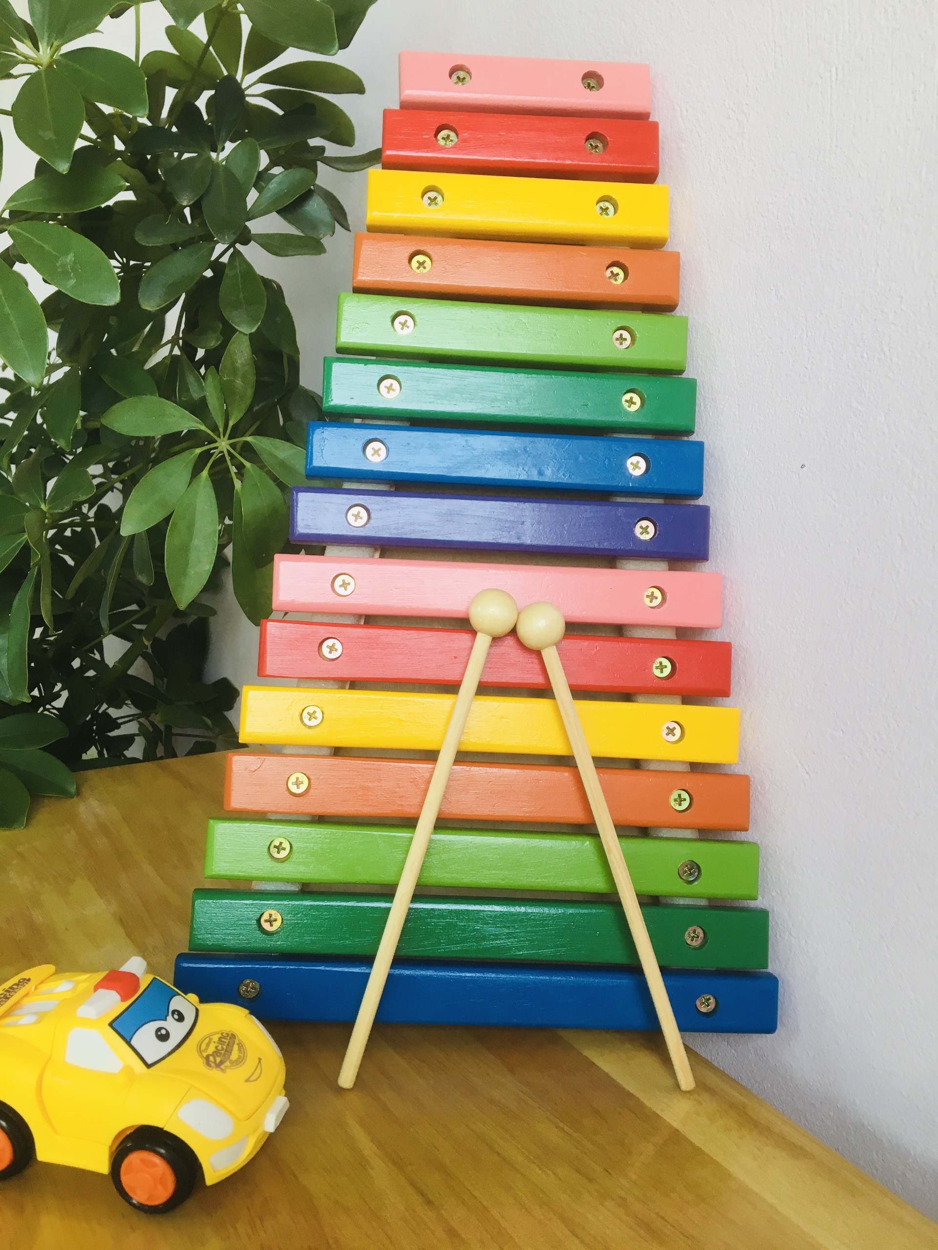 Đồ chơi đàn xylophone gỗ 15 thanh loại to cao cấp, đồ chơi đàn gỗ nhạc cụ giải trí rèn kĩ năng giáo dục cho bé