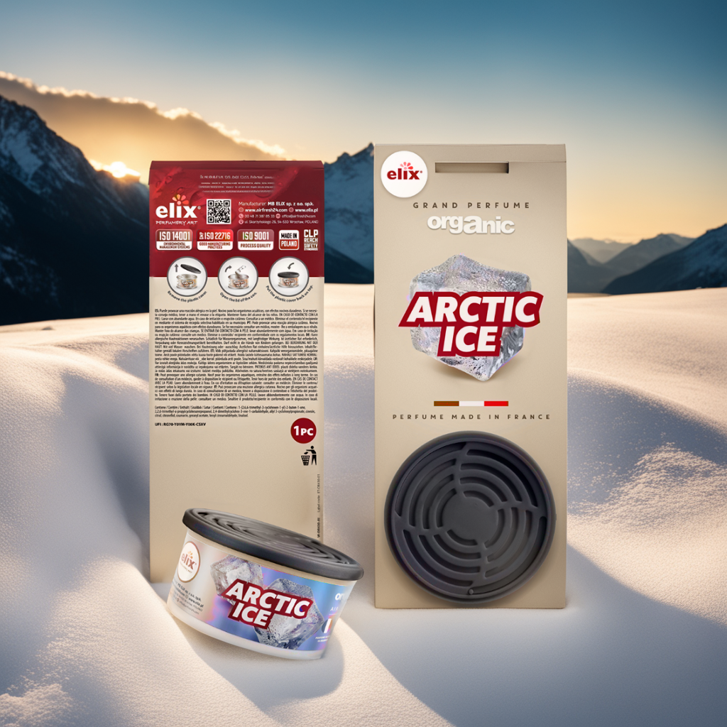Sáp Thơm để Taplo Ô tô Elix - Hương Arctic Ice (Mát lạnh - sảng khoái)