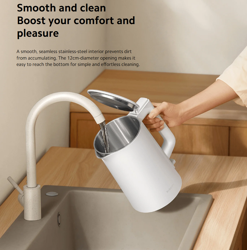 Ấm Đun Nước Siêu Tốc Xiaomi Electric Kettle 2 Lite | 1500W - Hàng chính hãng