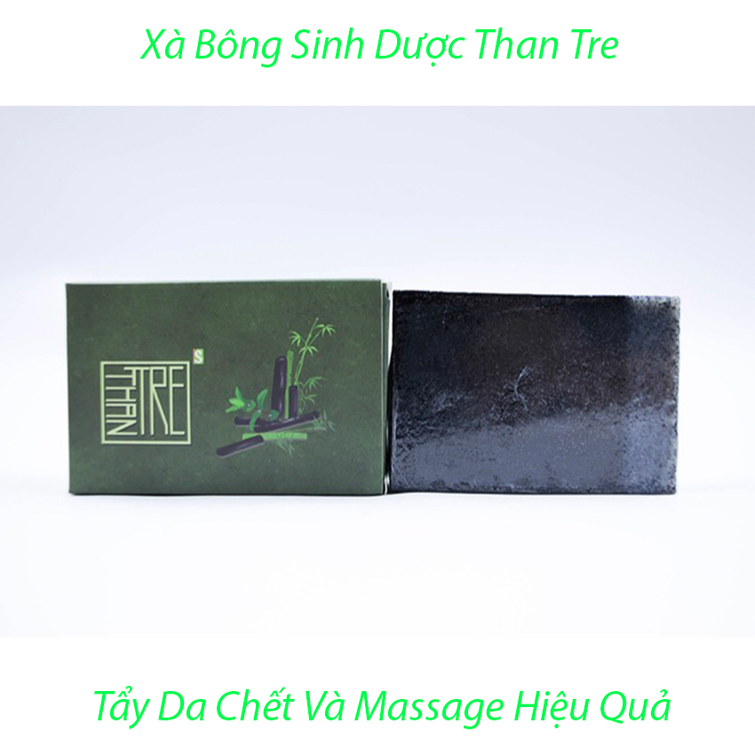 Xà Bông Sinh Dược Than Tre Dưỡng Da, Tẩy Da Chết, Matxa Hiệu Quả 100% Làm Từ Thiên Nhiên - Hàng Việt Nam