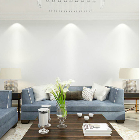 Cuộn 5m Decal Giấy Dán Tường màu trắng nhám