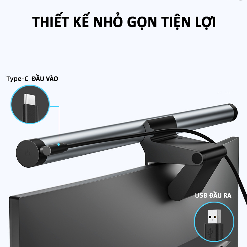 Đèn Màn Hình Máy Tính S3 Plus bảo vệ mắt trống ánh sáng xanh - D1663