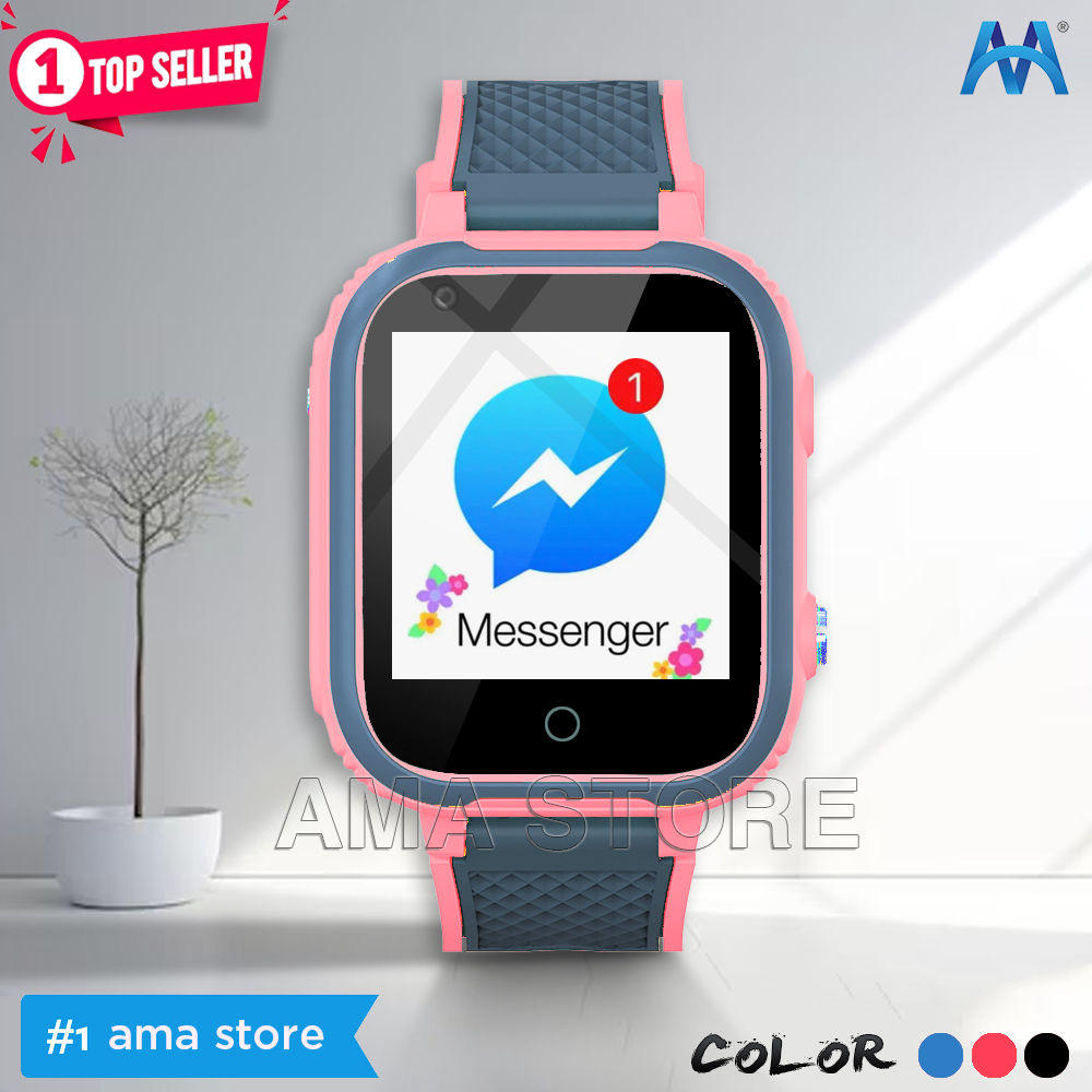 Đồng hồ Thông minh Trẻ em Android ZaIo Youtube Fb Messenger Kết nối Wifi, 4G, Bluetooth Định vị GPS AMA Watch LT21 Hàng nhập khẩu