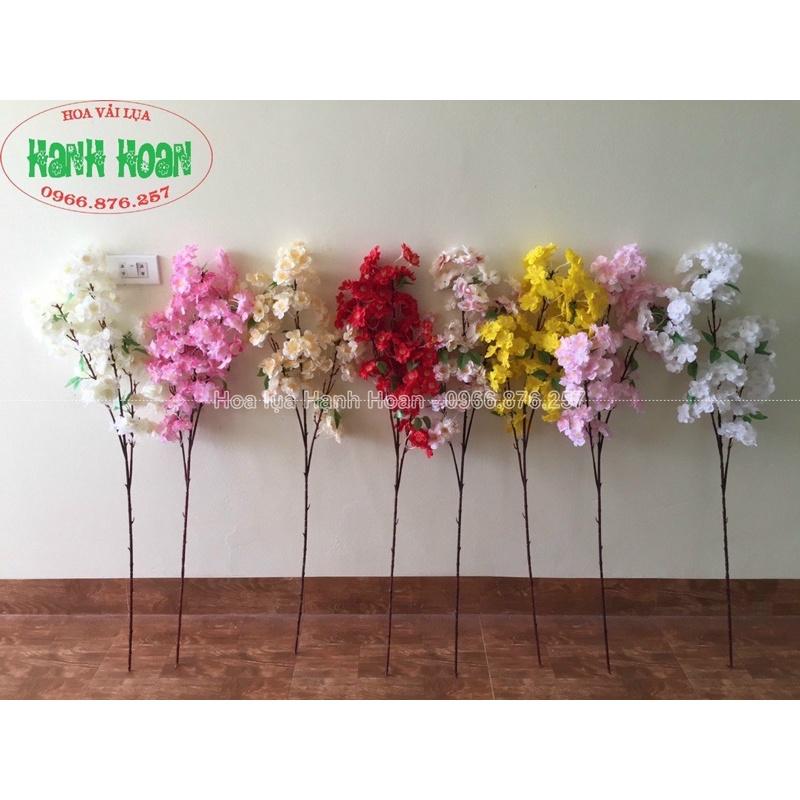 Combo 10 cành hoa anh đào chùm siêu cao cấp- Hoa trang trí,hoa lụa