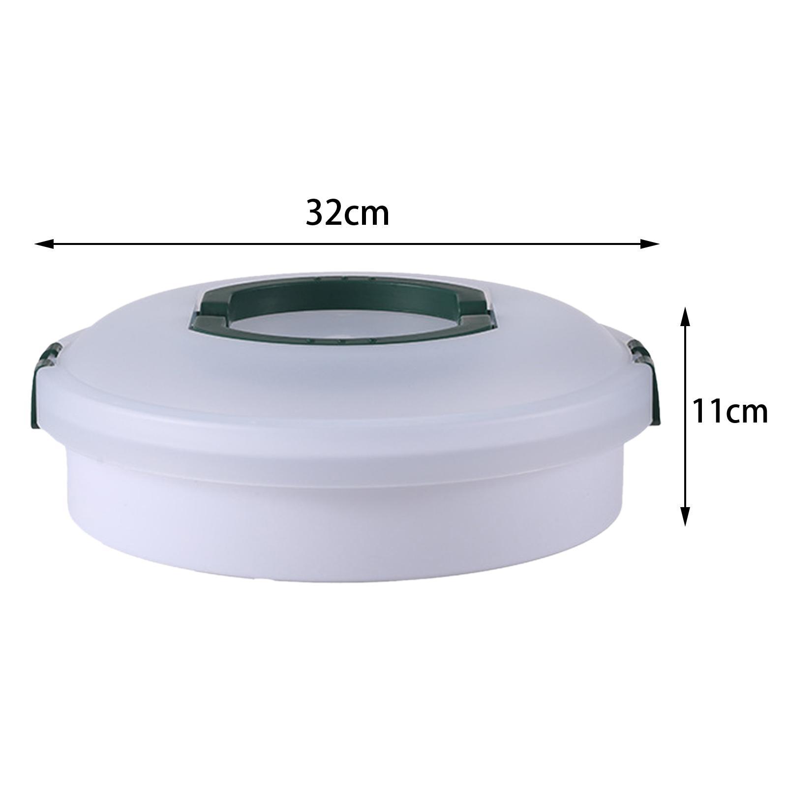 Pie Cake Carrier with Lid 12.60'' Cupcake Container for Party Camping Fruits