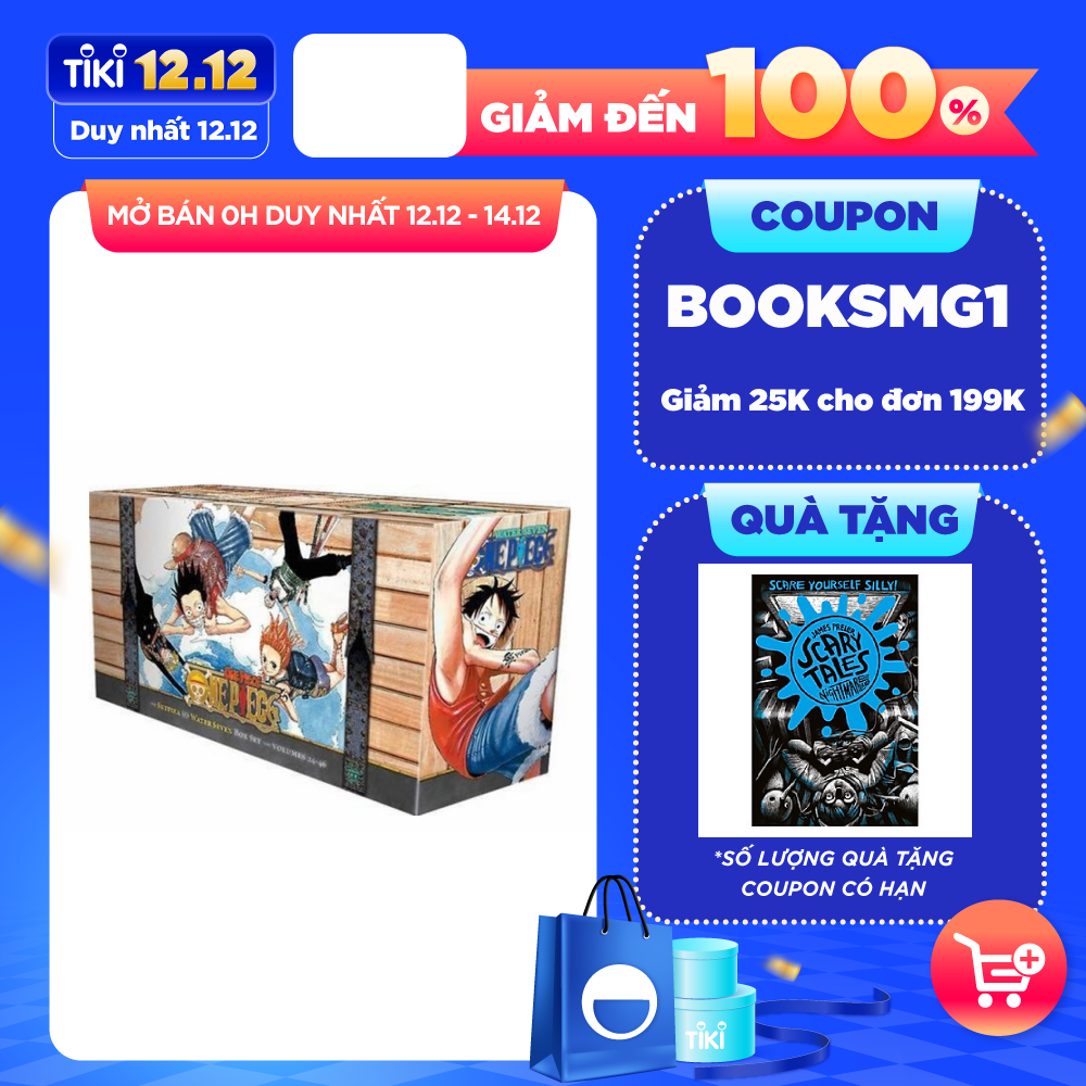 [Hàng thanh lý miễn đổi trả] One Piece Box Set 2: Skypeia And Water Seven, Volumes 24-46 With Premium - Tiếng Anh