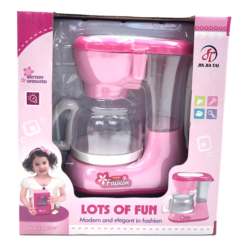 Đồ Chơi Máy Pha Cà Phê Màu Hồng - 2923-Girl Toys