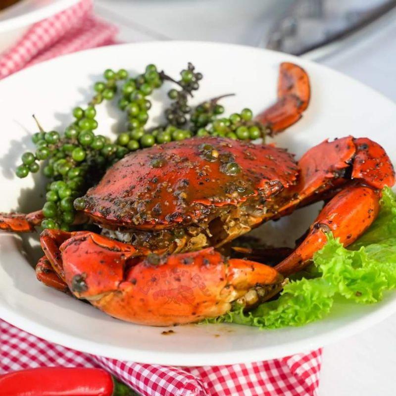 Sốt Gia Vị Cà Ri Cho Cua Tiêu Đen hiệu A1 Lada Hitan Ketam - Gói 100gr