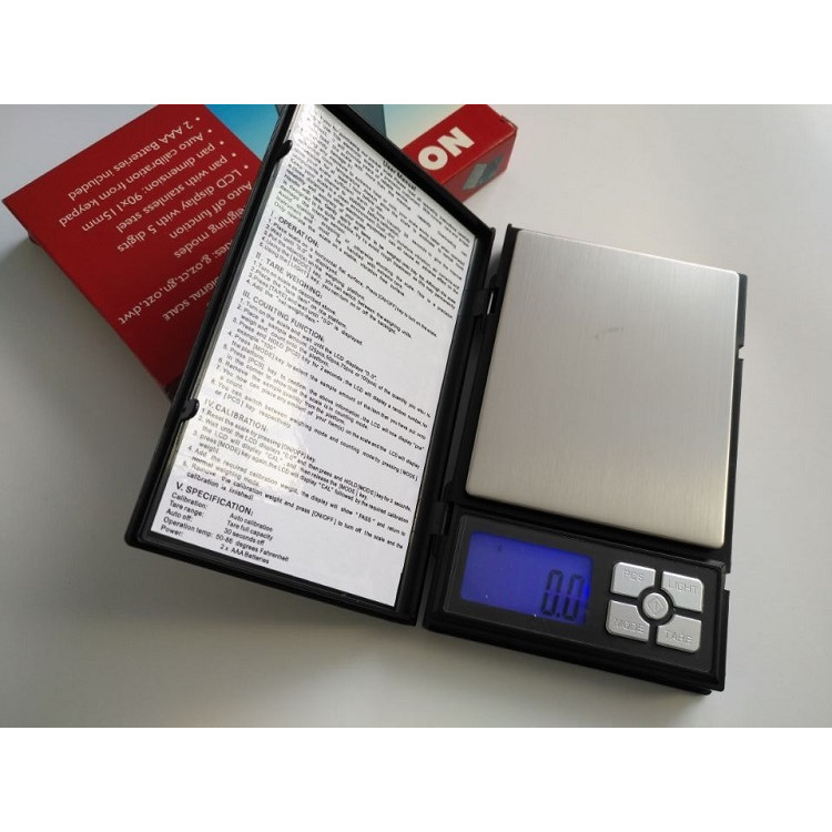 Cân tiểu ly điện tử 2000g/0.1g Notebook
