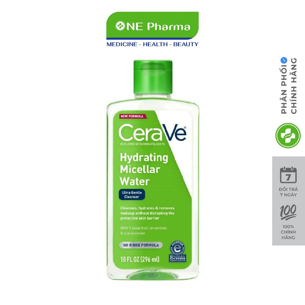 Nước tẩy trang Cerave Hydrating Micellar Water 296ml