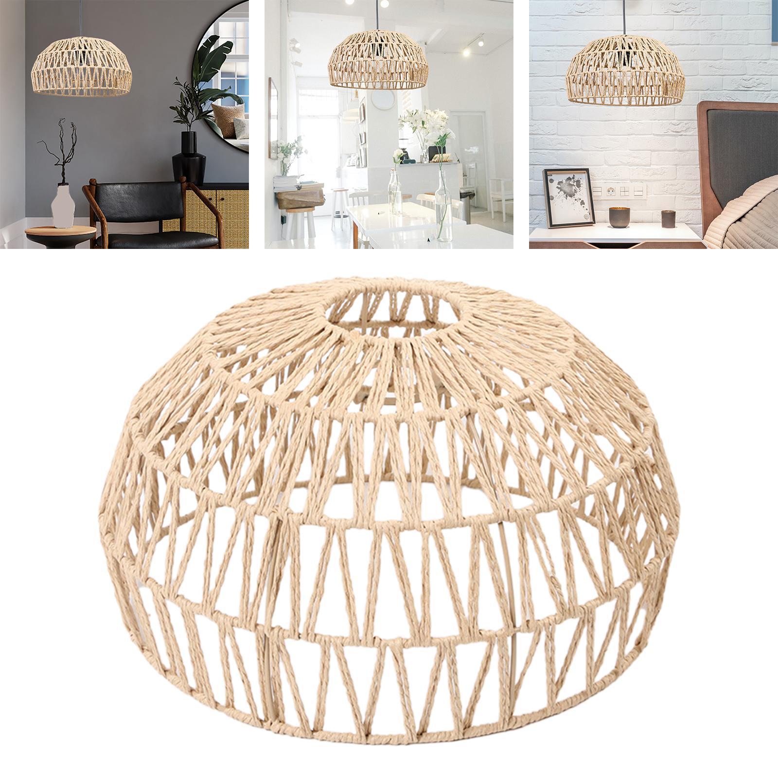 Pendant Lamp Shade Rattan Decoration Ceiling Light Shade for Restaurant