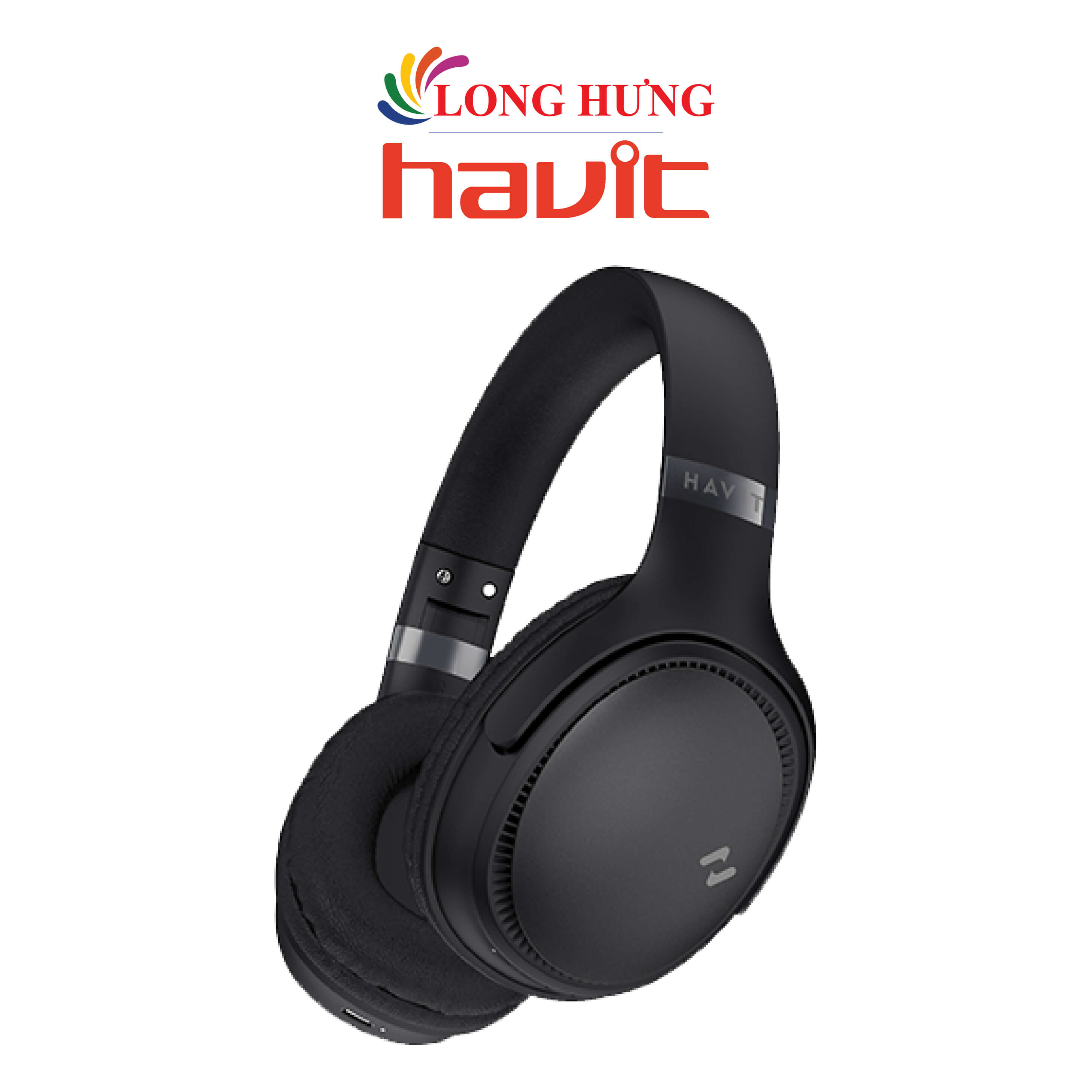 Tai Nghe Chụp Tai Bluetooth Havit H630Bt - Hàng Chính Hãng - Đen