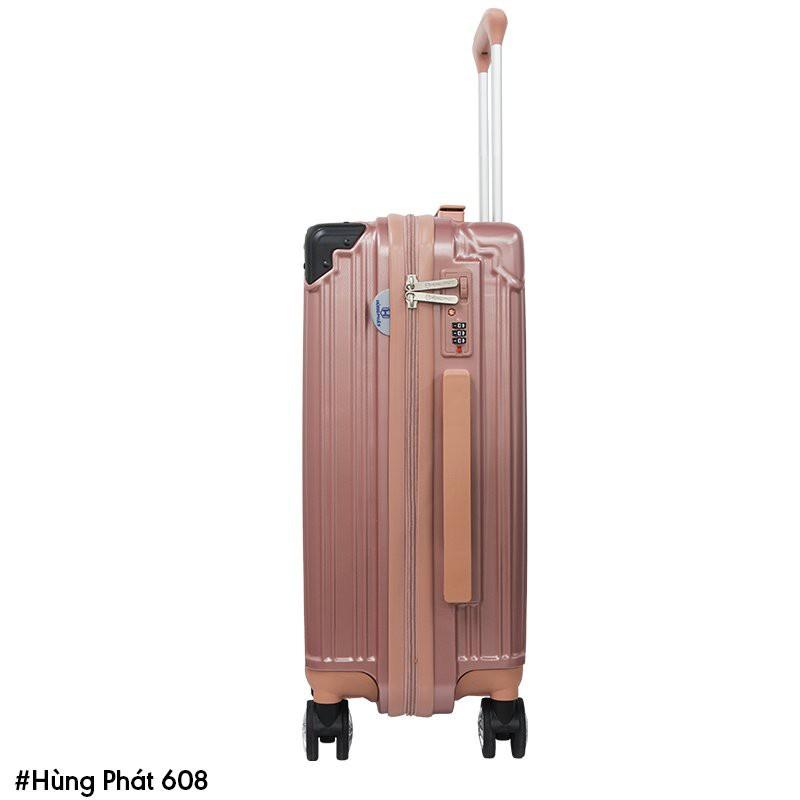 Vali kéo du lịch cao cấp HUNGPHAT-608 kích thước 20, 24 inch chính hãng Hùng Phát - Bảo hành 5 năm