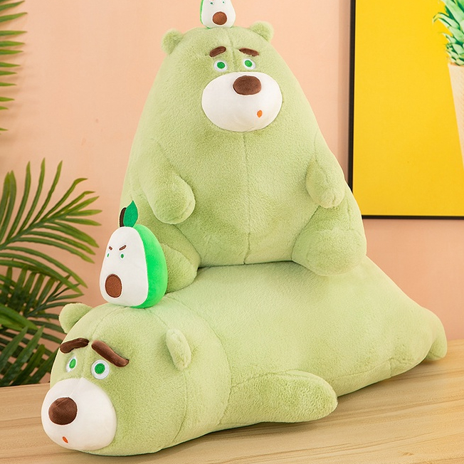 Thú nhồi bông Lotso Bơ, Bí đỏ êm mịn - Size từ 75cm đến 90cm - Quà tặng gấu bông Lotso cosplay xanh lá, cam cute