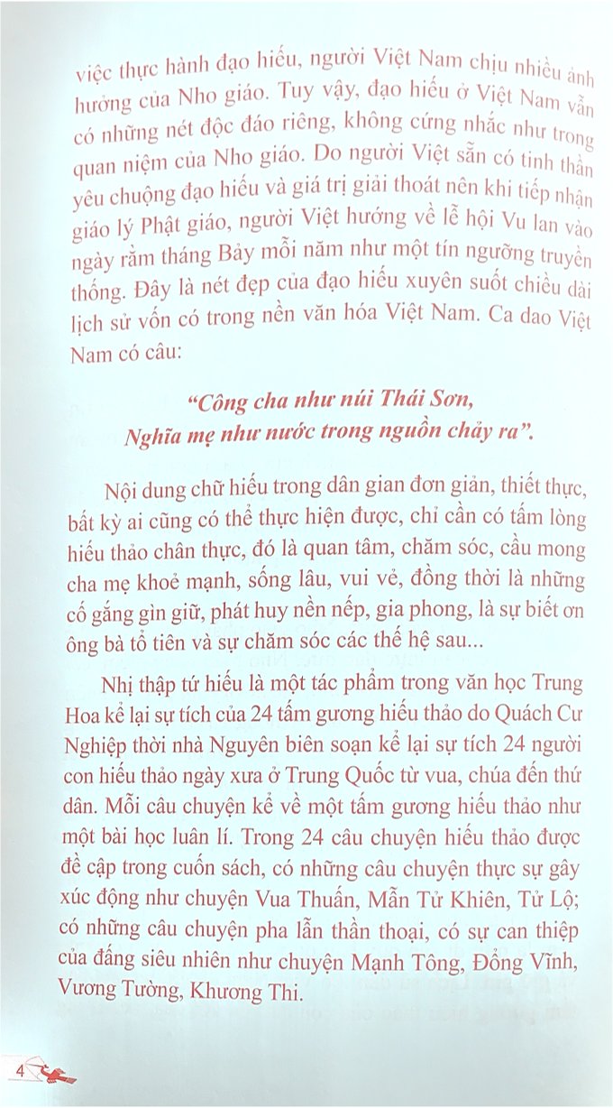 24 Gương Hiếu Thảo - Vanlangbooks -Tái Bản 2023