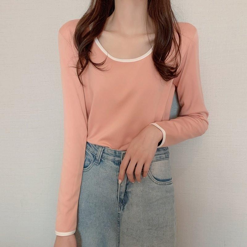 ÁO THUN BODY TAY DÀI PHỐI VIỀN