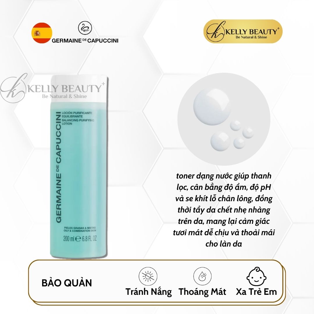 Nước Cân Bằng Da Dầu Germaine OPTIONS Balancing Purifying Lotion | Kelly Beauty