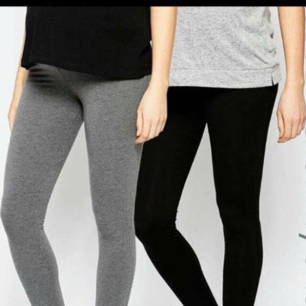 Quần legging bầu có 2 túi trước