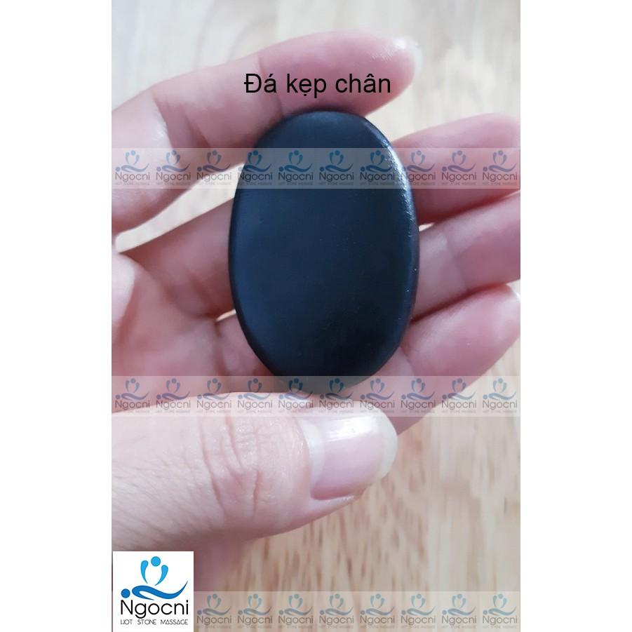 BỘ 8 VIÊN OVAL + 8 VIÊN KẸP CHÂN + 1 CÂY ẤN HUYỆT ĐÁ NÓNG MASSAGE