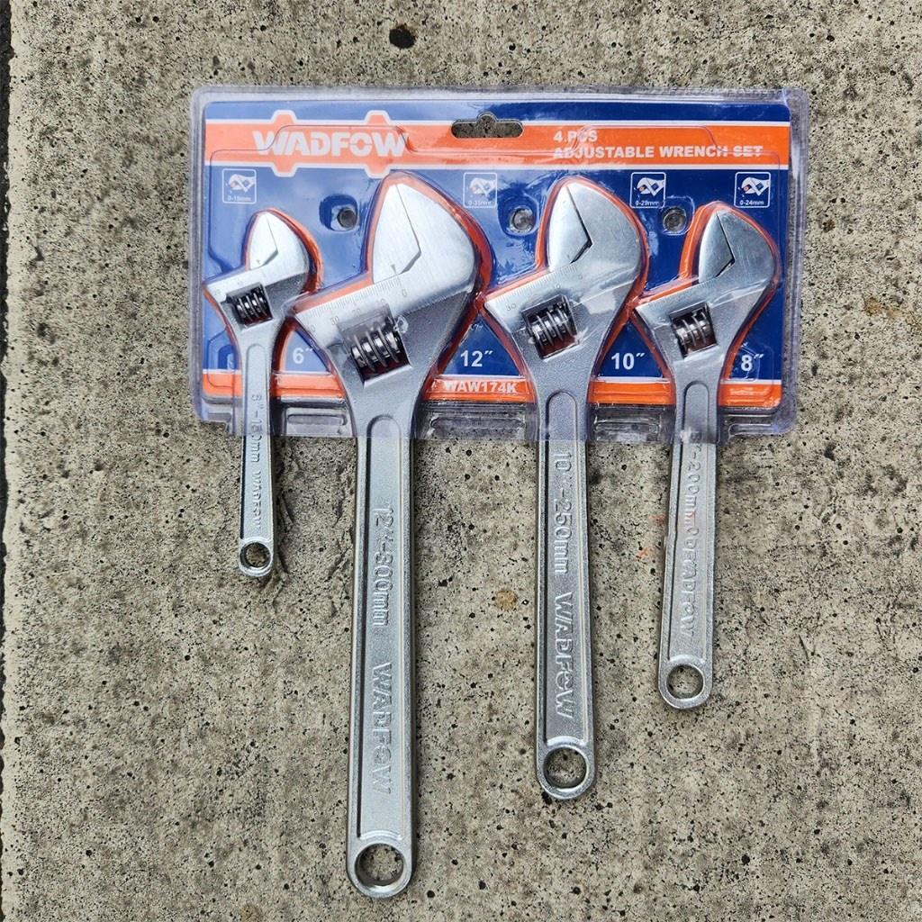 BỘ 4 MỎ LẾT 6" 8" 10" 12" WAW174K WADFOW - HÀNG CHÍNH HÃNG