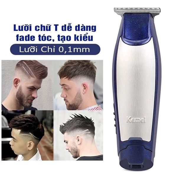 Tông Đơ Cắt Tóc Cạo Viền Kemei KM-5021, Máy Bấm Viền