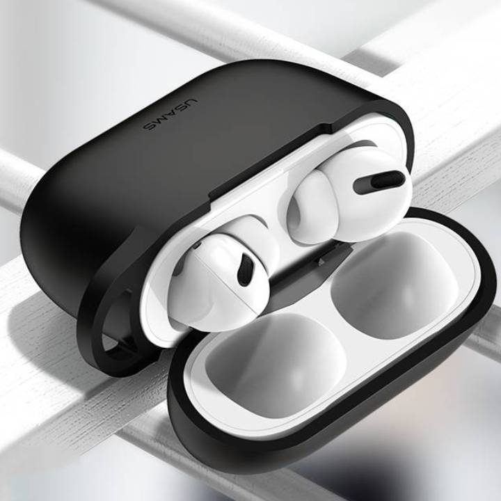 Bao case chống sốc silicon cho tai nghe Apple Airpods Pro hiệu Usams BH568 - Hàng nhập khẩu