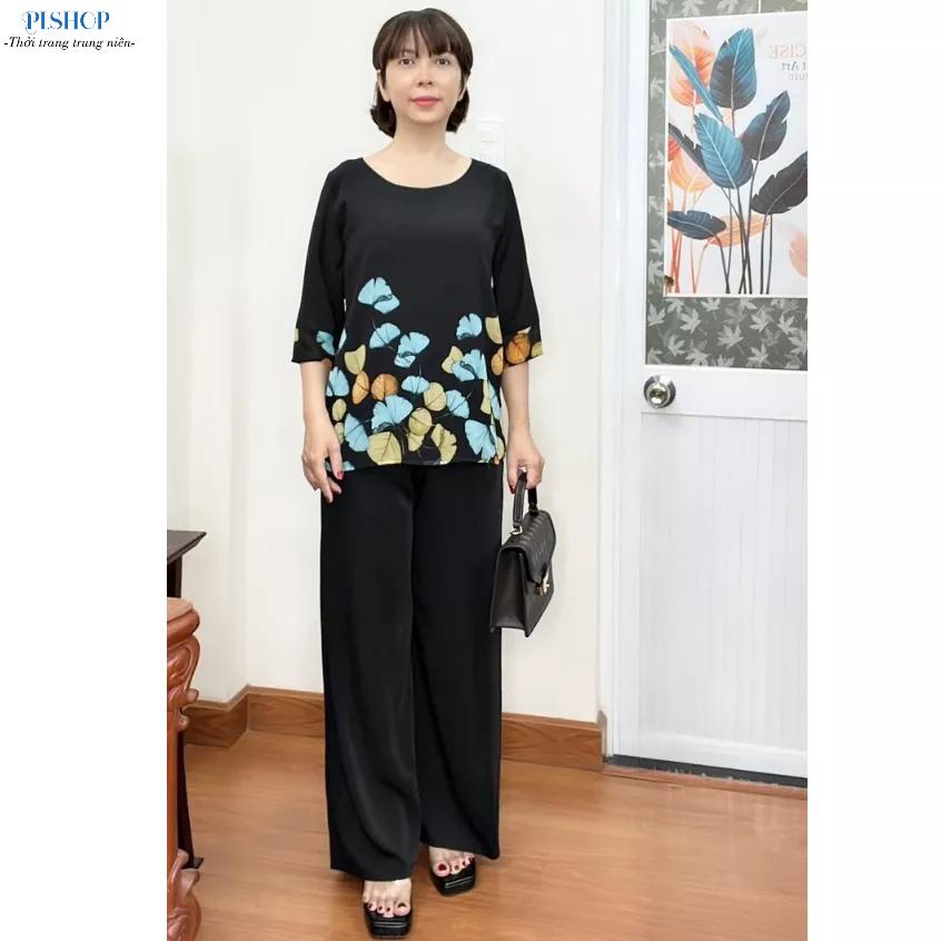 Đồ Bộ Trung Niên Cho Bà, Mẹ Lịch Sự Thoải Mái. Mẫu Đồ Bộ Dài Tặng Mẹ Tặng Bà Ý Nghĩa