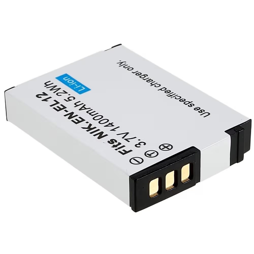 Pin Máy Ảnh EN-EL12 Cho Nikon Coolpix S9700 S9500 S9300 P300 Dung Lượng Cao 1400mAh 5.2Wh 3.7V - Hàng Nhập Khẩu