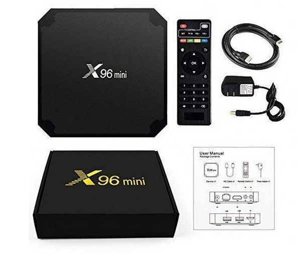 Android TV Box X96 mini Ram 2GB - ROM 16GB (xem phim, truyền hình, game online thỏa thích)