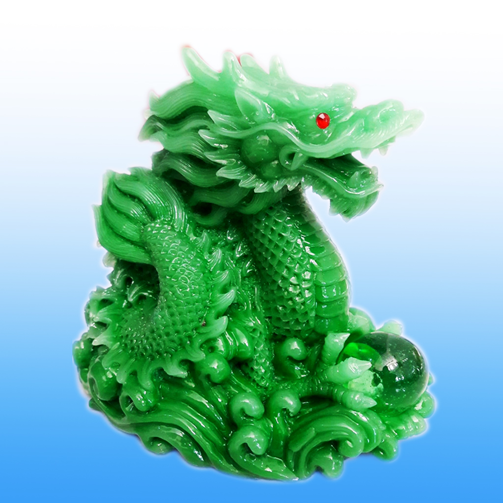 Tượng Rồng Ôm Ngọc 12 cm Trang Trí Phòng Khách Giúp Khai Vận Cát Tường và May Mắn TPT079