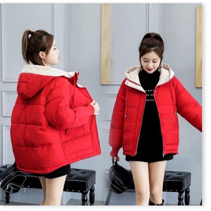 ÁO KHOÁC PHAO NỮ 3 LỚP CÓ NÓN THỜI TRANG BAO ẤM ÁP CHO MÙA ĐÔNG NĂM NAY THỜI TRANG 1HITSTORE1